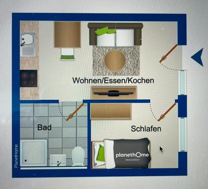 Foto - Etagenwohnung zur Miete in Düsseldorf