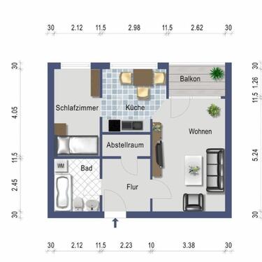 Foto - 1.5 Zimmer Etagenwohnung zur Miete in Glinde