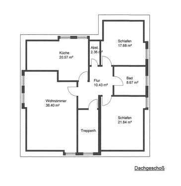 Foto - 3 ZKB Dachgeschosswohnung ab 01.03.2025 zu vermieten