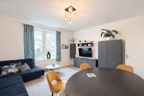 Foto - 5-ZKB in Bingen mit Blick auf Burg Klopp 