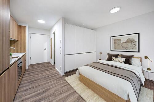 Foto - Neubau 2023 - Möbliertes 1 Zimmer-Apartment mit Balkon - Typ D1 - Rosensteinstraße - Ab 6 Monaten