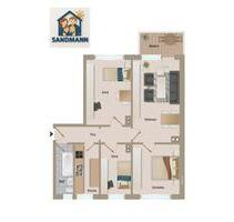 4-RMW mit Balkon, Küche, Keller – nur 5 Minuten zum Amazon-Werk - Pölzig