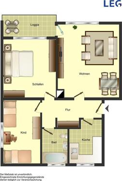 Foto - 3 Zimmer Etagenwohnung zur Miete in Höxter