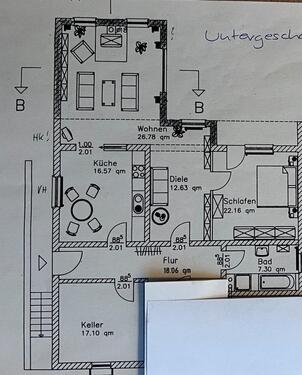 Foto - Etagenwohnung in Bad Arolsen zur Miete