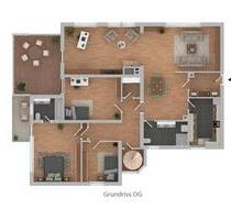 Gemütliche 5-Zimmer Wohnung mit Wintergarten, Terrasse und Balkon - Lichtenstein