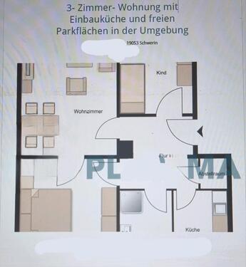 Foto - 3 Zimmer Wohnung Schwerin - sofort verfügbar !