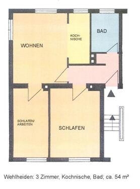 Foto - Gemütliche 3-Zimmer-Wohnung im Erdgeschoss