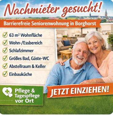 Foto - Nachmieter– Barrierefreie Seniorenwohnung in Borghorst