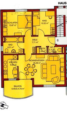 Foto - 3 Zimmer Etagenwohnung zur Miete in Altdorf
