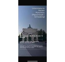UNTERMIETE für 1 Jahr ab Januar 26 (MaxvorstadtSchwabing-West) - München