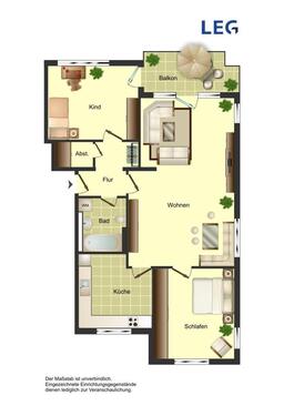 Foto - 3.5 Zimmer Etagenwohnung in Herford