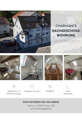 Foto - Dachgeschosswohnung in Schwindegg