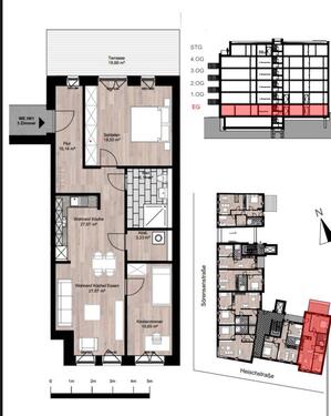 Foto - 3 Zimmer Erdgeschoßwohnung zur Miete in Molfsee