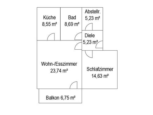 Foto - 2-Zimmer-Wohnung mit Balkon in Gummersbach-Derschlag