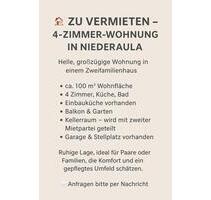 Wohnung zu vermieten! - 920,00 EUR Kaltmiete, in Niederaula (PLZ: 36272)