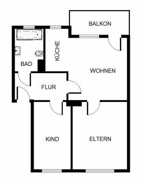 Foto - 3 Zimmer Etagenwohnung in Köln