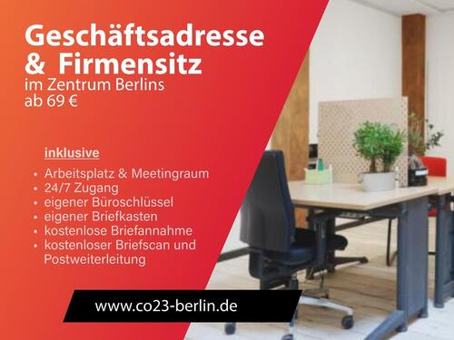 Foto - Virtual Office Geschäftsadresse Firmensitz Zentrum Berlins ab 69 € inkl. Arbeitsplatz + eigener Büroschlüssel etc.
