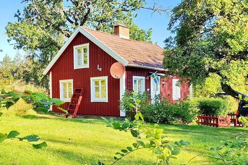 Foto - Typisch rot-weißes Schwedenhäuschen 'Järeda', ☀️Småland, Schweden