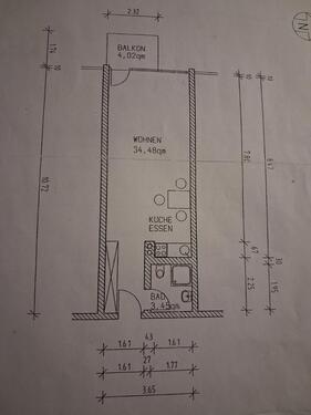 Foto - Helle 1-Zimmer-Wohnung in Erding stadtnähe