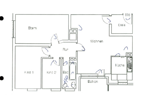Foto - 4 Zimmerwohnung, 78 qm in Kaufbeuren Süd zu vermieten
