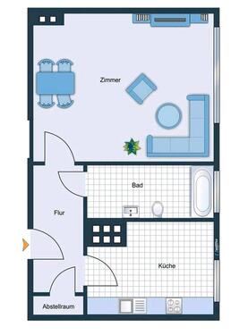 Foto - 1 Zimmer Etagenwohnung zum Kaufen in Berlin