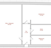 Erstbezug nach Kernsanierung! Stilvolle 2-Zimmer-Wohnung - Limburgerhof