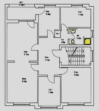 Foto - 5 Zimmer-Wohnung mit Balkon im Geistviertel (WG geeignet)