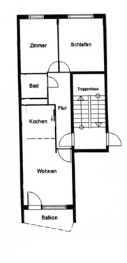 Foto - Etagenwohnung in Nordhausen