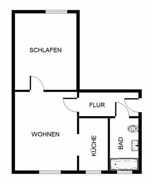 Foto - 2.5 Zimmer Erdgeschoßwohnung in Essen