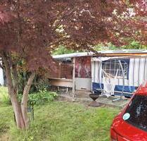 Wohnwagen am Campingplatz in Maroth bei Dierdorf