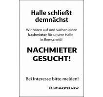 Halle Werkstatt Aufbereitungshalle Smart Repair NACHMIETER GESUCH - Remscheid Lüttringhausen