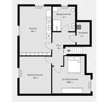 Lichtdurchflutete 2-Zimmer Dachgeschosswohnung - Bunde