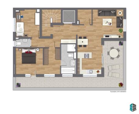 Foto - Wedel - Penthouse - 2,5 Zi. Wohnung zu vermieten