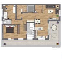 Wedel - Penthouse - 2,5 Zi. Wohnung zu vermieten