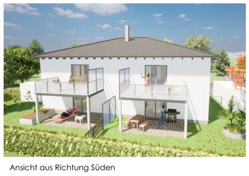 Foto - 3-Zimmer Wohnung Erstbezug, Einbauküche, Garage, Terrasse, Garten