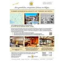 Neu renovierte Wohnung im Allgäuer Stil mit Terrasse und Garten - Wangen im Allgäu