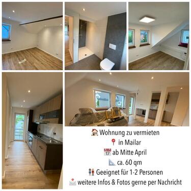 Foto - 60qm Wohnung zu vermieten - 570,00&nbsp;EUR Kaltmiete, ca.&nbsp; 60,00&nbsp;m&sup2;