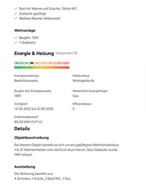 Foto - 4 Zimmer Maisonettenwohnung in St. Egidien