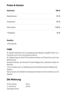 Foto - Maisonettenwohnung in St. Egidien zur Miete