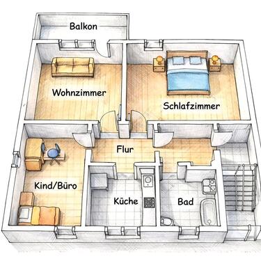 Foto - Freie Eigentumswohnung mit Balkon in Montabaur