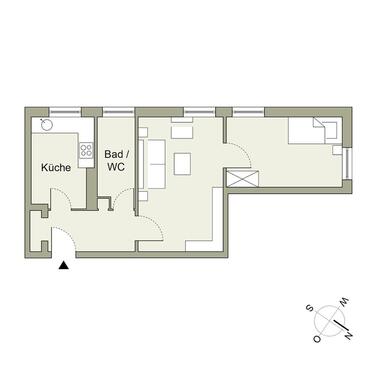 Foto - Etagenwohnung in Kiel zur Miete