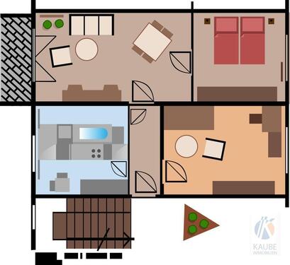 Foto - ANRUFEN!ANSCHAUEN!ANMIETEN! Frisch Renov 3-R-Whg mit Balkon im 1.OG ab sofort zu vermieten