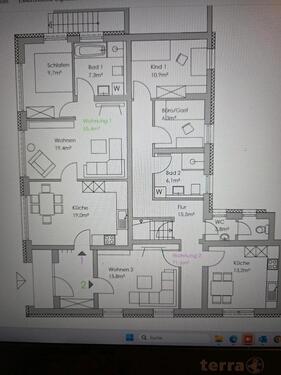 Foto - Wohnung 6 Zimmer oder 2 Wohnungen in Heilsbronn-Bonnhof