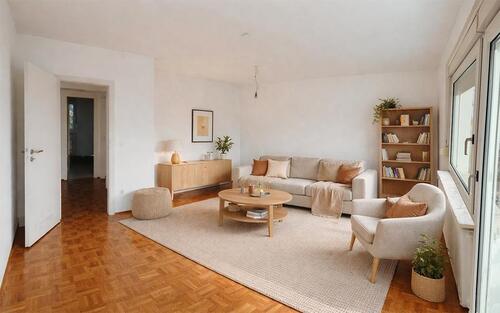 Foto - Für Familien: Provisionsfreie 4-Zimmer-Wohnung, 2 Balkone, Keller