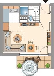 Foto - 1 Zimmer Etagenwohnung in Bonn