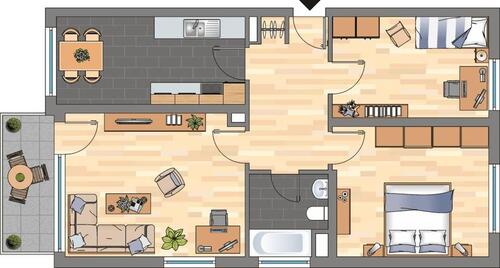 Foto - Demnächst frei! 3-Zimmer-Wohnung in Bad Dürkheim