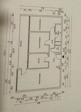 Foto - 3 Zimmer Wohnung 90m2 - 1.150,00&nbsp;EUR Kaltmiete, ca.&nbsp; 90,00&nbsp;m&sup2;