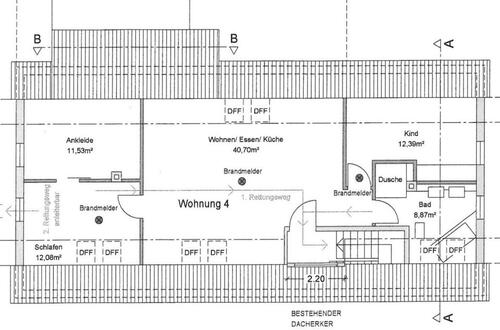 Foto - Ruhige Wohnung im 2. OGDG - 800,00 EUR Kaltmiete,