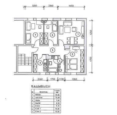 Foto - 4 Raum Wohnung , 4 Zimmer - 700,00 EUR Kaltmiete,