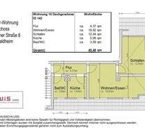 2,5 Raum Wohnung Waldheim - 230,00&nbsp;EUR Kaltmiete, ca.&nbsp; 46,00&nbsp;m&sup2; in Waldheim (PLZ: 04736)